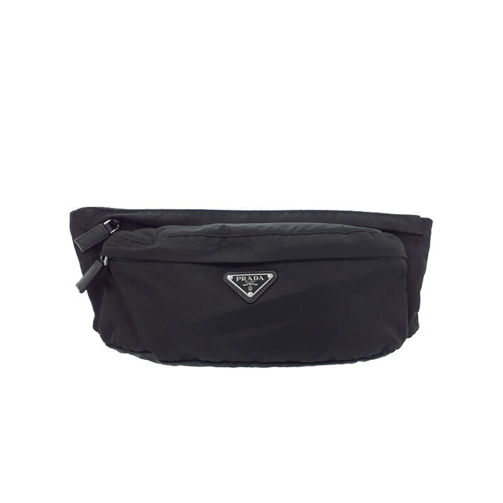 Prada belt bag black waist Body Bum Crossbody Bag Black - Picture 1 of 9